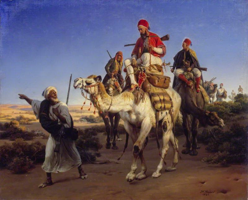   1-Arabi in viaggio nel deserto - Collezione Wallace, Londra